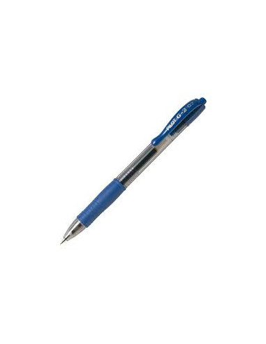 PILOT G-2 AZUL TINTA GEL RETRACTIL SUJECION DE CAUCHO